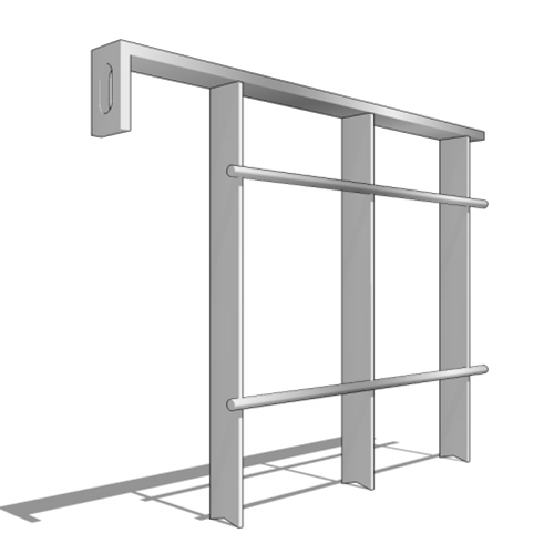 CAD Drawings BIM Models Ametco Manufacturing Corporation Steel Security Fences Trellis Design